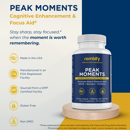 Peak Moments Bundle - 2x Focus & Cognitive Function Support
