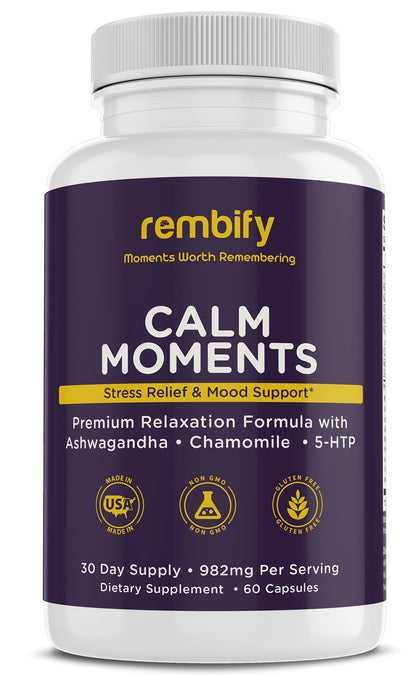 Calm Moments - Stress Relief & Mood Support - Rembify