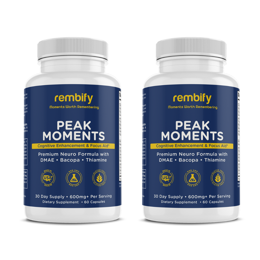 Peak Moments Bundle - 2x Focus & Cognitive Function Support