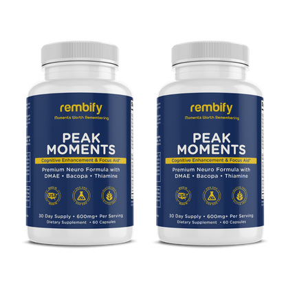 Peak Moments Bundle - 2x Focus & Cognitive Function Support